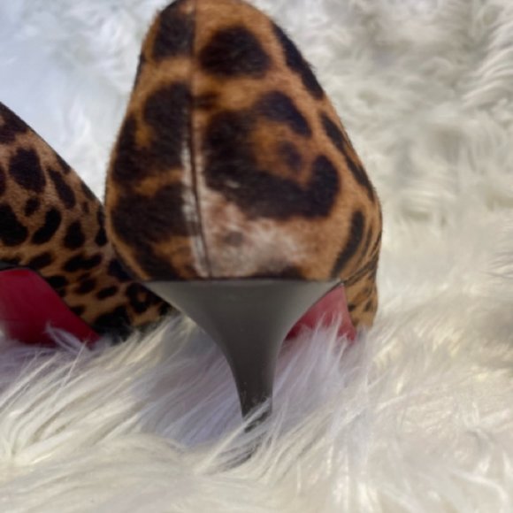 Christian Louboutin Prorata 90 Leopard Sz 40 Shoe Pump - Picture 6 of 9